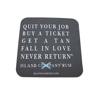 Logo Printing Customized High Quality Paper Coaster Wholesale Low MOQ Paper Cup Pad